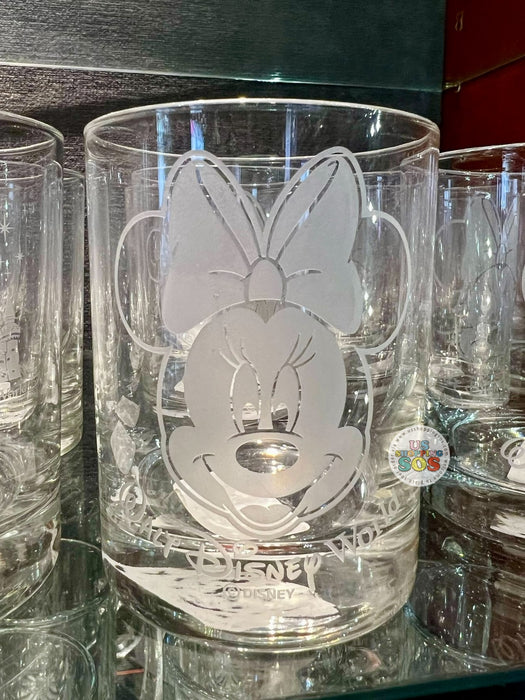 WDW - Minnie Face Icon “Walt Disney World” Old-Fashion Glass Cup
