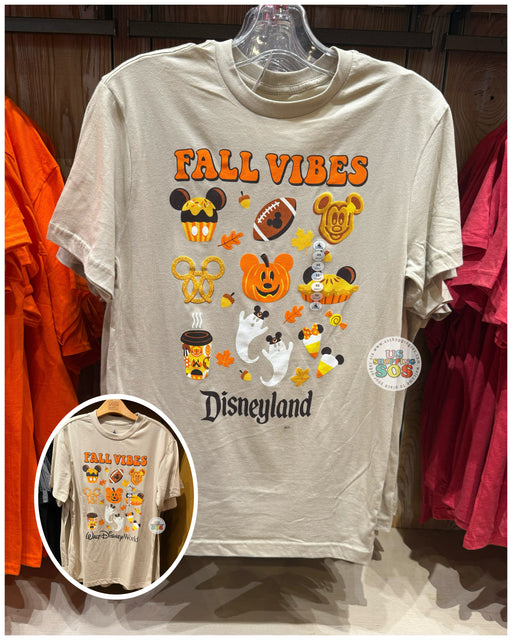 DLR/WDW - Disney Park Snacks “Fall Vibes” Latte Graphic T-shirt (Adult)