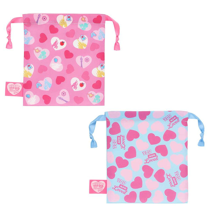 TDR - 2026 Disney Princess "You are Loved!" Collection x Drawstring Bags Set of 2 (Release Date: Jul 16, 2026)