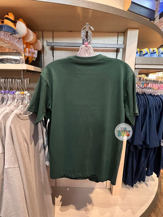 DLR/WDW - Winnie the Pooh & Friends - Pooh Park Logo Dark Green Graphic T-shirt (Adult)