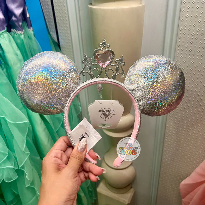 DLR/WDW - Disney Princess - Minnie Pink Rhinestone Tiara Ear Headband