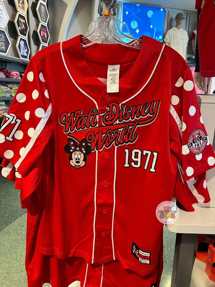 DLR/WDW - Minnie Mouse Park Logo Baseball Jersey (Adult)