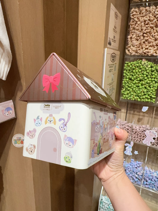 HKDL - 2025 Duffy and Friends Christmas Party x Godiva Chocolate House Shaped Box Set