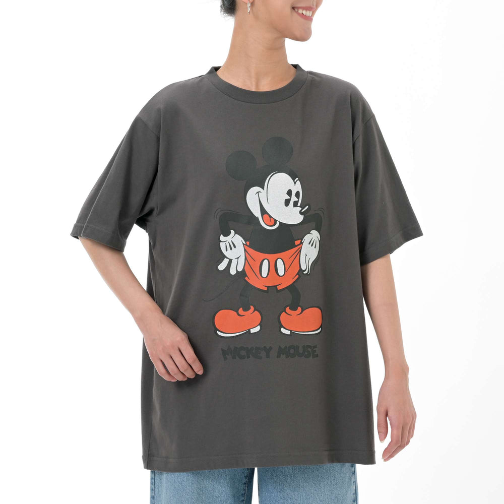 JDS - 2026 T-Shirt Collection x Mickey Mouse Sign Gray Short Sleeve T-shirt for Adults (Release Date: Jun 2, 2026)