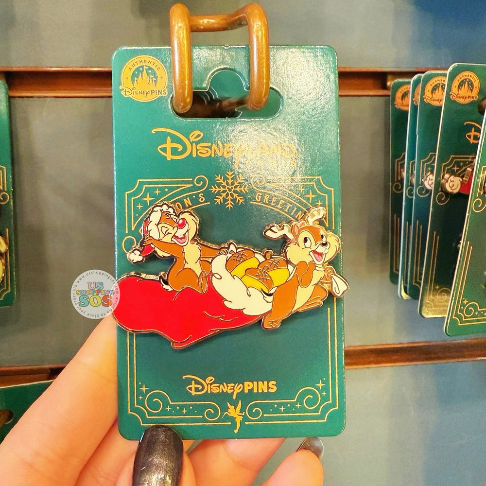 DLP - 2025 Mickey & Friends Christmas x Chip & Dale Pin Badge