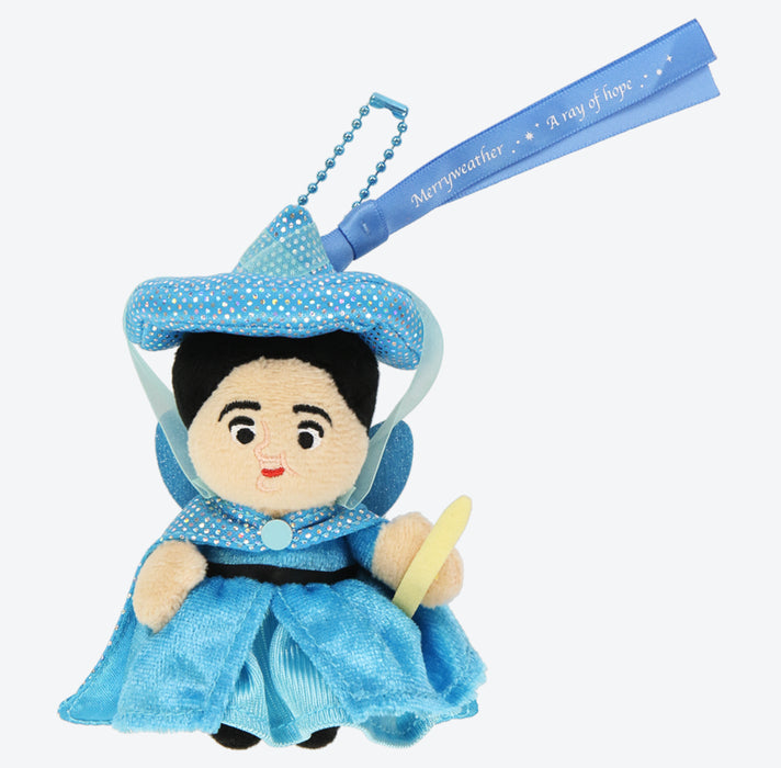 TDR - Sleeping Beauty Flora, Fauna, and Merryweather Plush Keychain Set