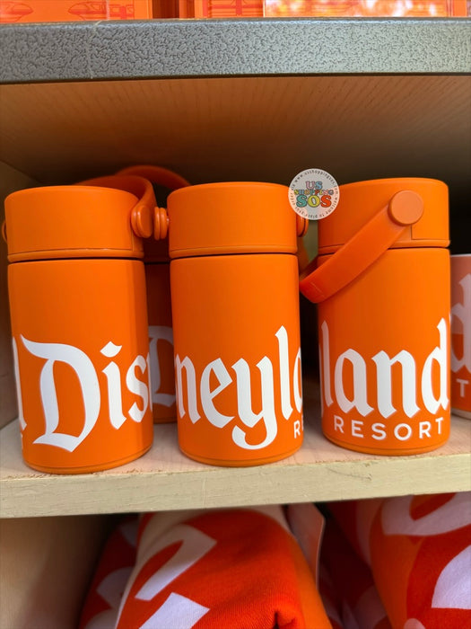 DLR/WDW - Logo Mania 2026 Park Hopper - Bright Orange Park Logo Mini Stainless Steel Tumbler