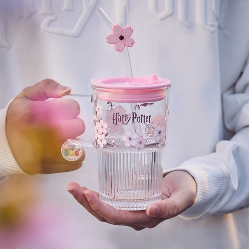 Warner Bros. Studio Tour Tokyo – The Making of Harry Potter Exclusive x 2026 Color Pop Sakura Collection x Glass Mug & Straw Set (Release Date: Feb 25, 2026)