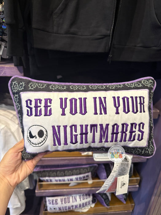DLR/WDW - The Nightmare Before Christmas 2026 - Jack “See You in Nightmare” Cushion Pillow