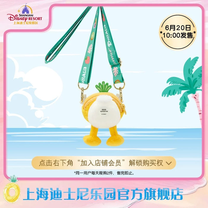 SHDL - 2025 Mickey and Friends Summer Vibes Collection x Donald Duck Plushy Phone Clip Bag