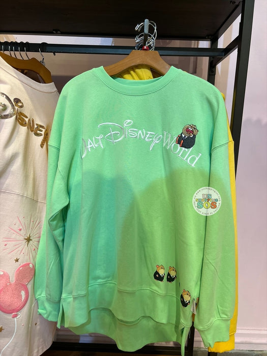 DLR/WDW - Zootopia Nick Wilde Pawpsicle Embroidered Park Logo Lime Green Pullover (Adult)