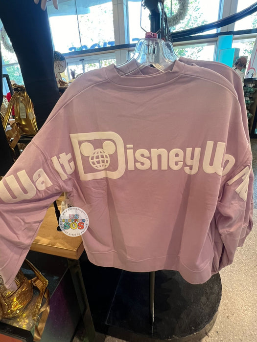 DLR/WDW - Mickey & Retro Vacation Icon Lavender Drop Shoulder Pullover (Adult)