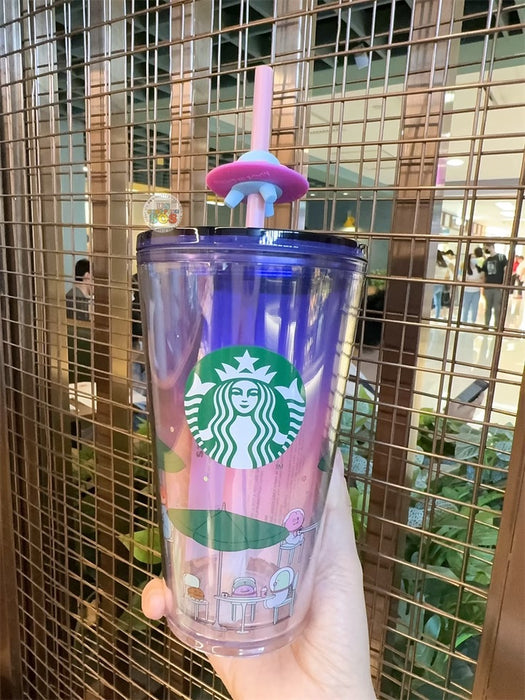 Starbucks Hong Kong - Out of This World Collection x Aliens Cold Cup with Straw (16oz)