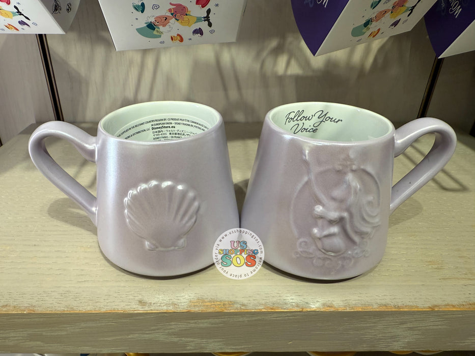 DLR/WDW - Disney Princess Ariel “Follow Your Voice” Lavender Mug