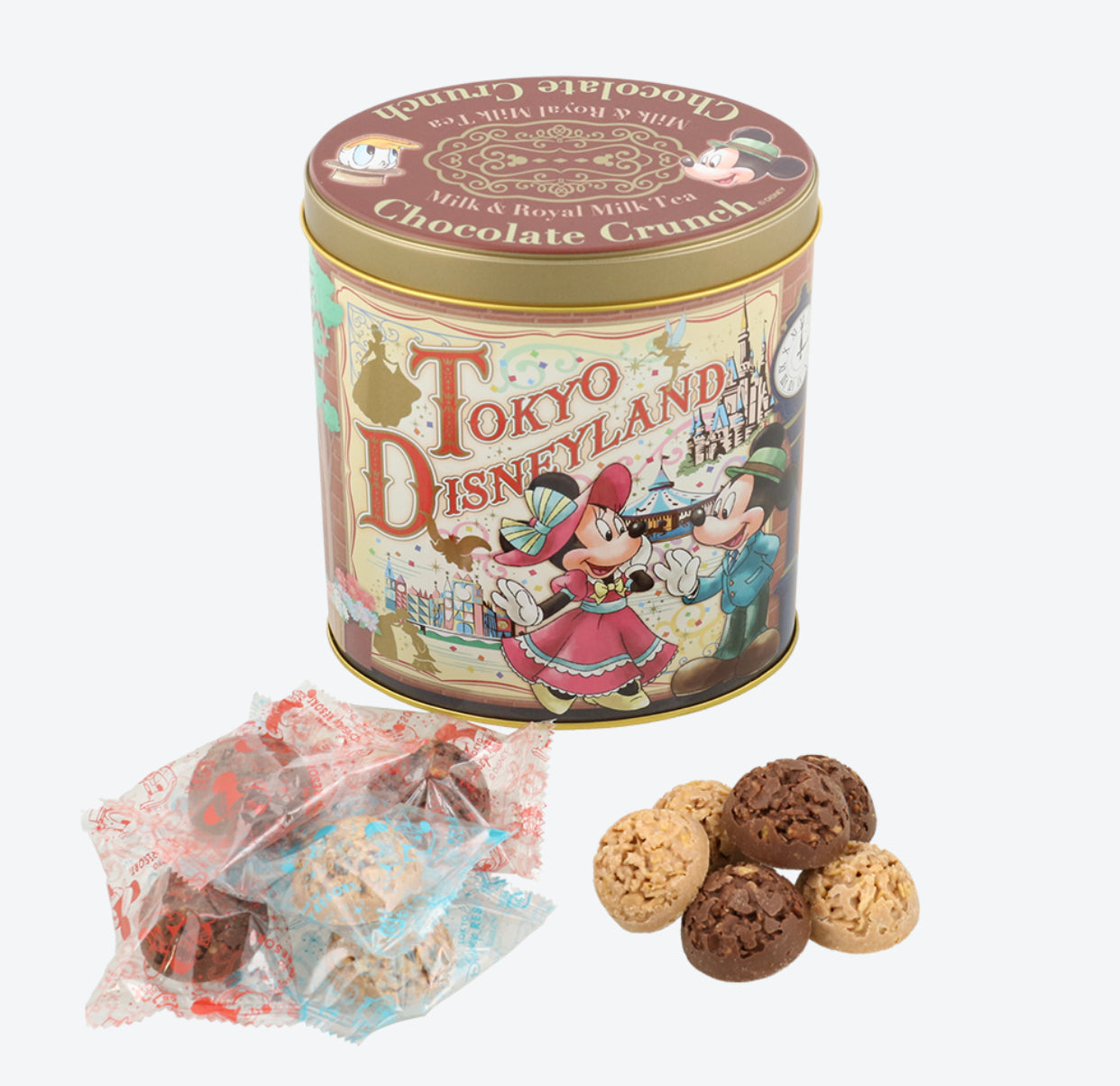 TDR - Mickey & Friends x Milk & Royal Milk Chocolate Crunch Box
