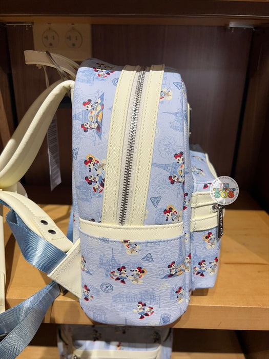 WDW - Epcot World Showcase France 🇫🇷 - Mickey & Minnie Red Beret 2026 - Loungefly Backpack