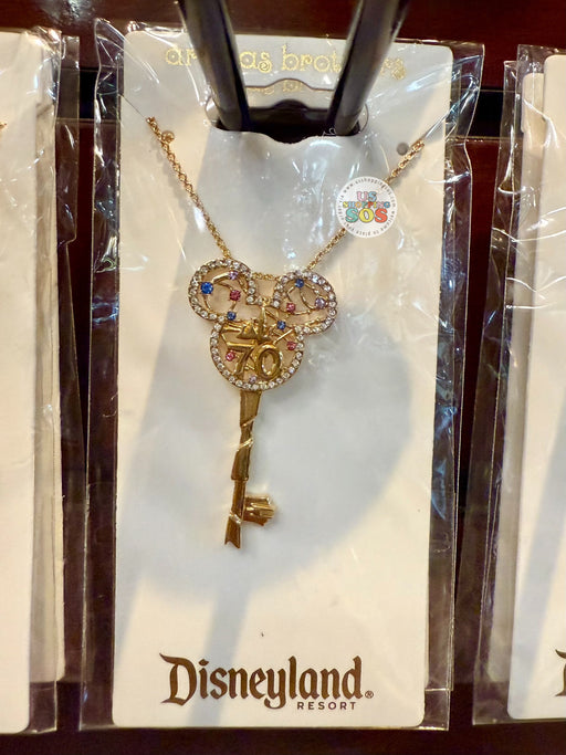 DLR - Disneyland 70th Celebration - Arribas Brothers Mickey Icon Key Necklace