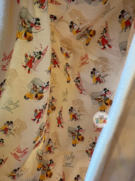 WDW - Epcot World Showcase Italy - Minnie Me Time 2025 - Minnie Tea Time Butter Yellow Hoodie Jacket (Adult)