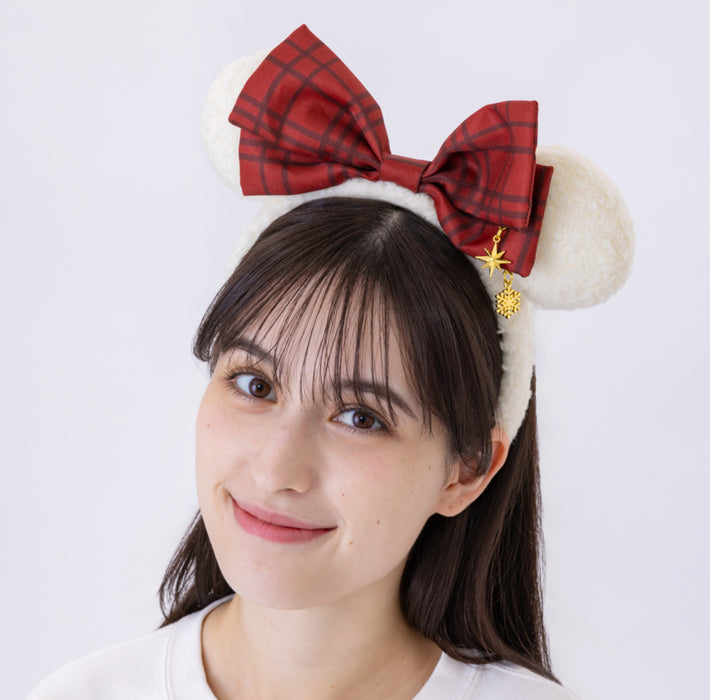 TDR - 2025 Mickey Christmas fairy "Lil Lin Lin" Merry Jolly Days Collection x Fluffy Minnie Mouse Ear Headband (Release Date: Nov 10, 2025)