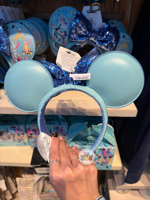 DLR/WDW - Play in the Park 2026 - Minnie Sequin Bow Imitation Leather Headband