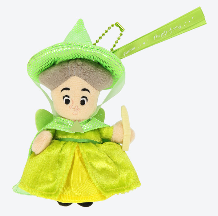 TDR - Sleeping Beauty Flora, Fauna, and Merryweather Plush Keychain Set