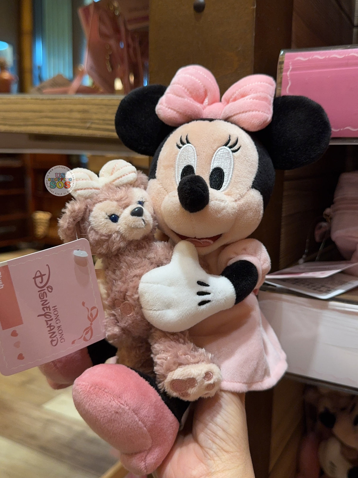 HKDL - 2026 Minnie & ShellieMay Plush Toy — USShoppingSOS