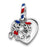 DLP - 2026 Mickey & Minnie Disneyland Paris Pandora Double Heart Dangle Charm