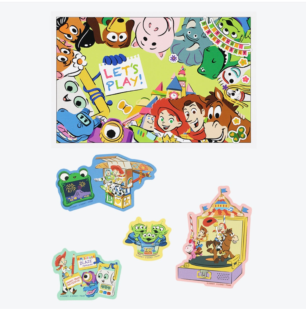 TDR - 2026 Toy Story 5 Collection x Post Cards & Stickers Set