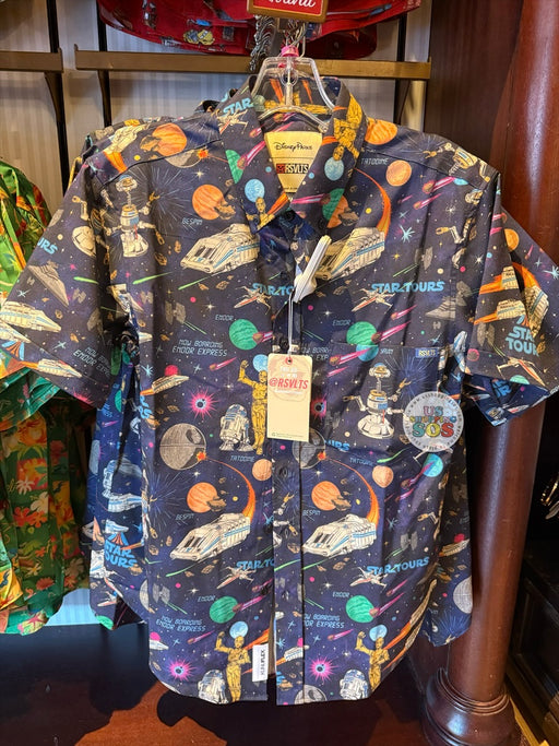 DLR/WDW - RSVLTS Star Wars Star Tour All-Over-Print Button-Up Shirt (Adult)