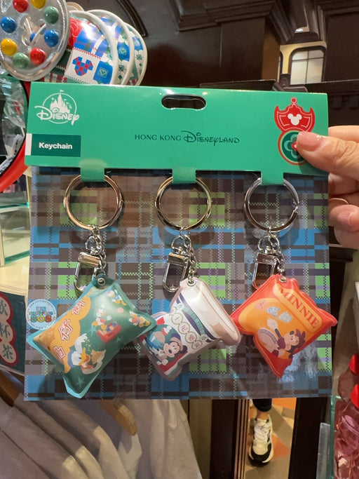 HKDL - 2026 Mickey and Friends Vintage Hong Kong Collection x Keychains Set of 3