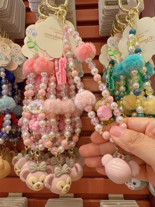 HKDL - Duffy & Friends Beads & Pom Pom Phone Strap x ShellieMay