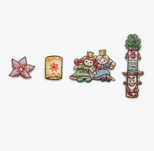 TDR - Tokyo DisneySea 25th Anniversary "Jubilee Rocket" Collection x Set of 4 Sparkling Peace