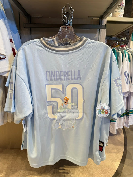 DLR/WDW - Cinderella Park Logo Light Blue Sport Jersey (Adult)