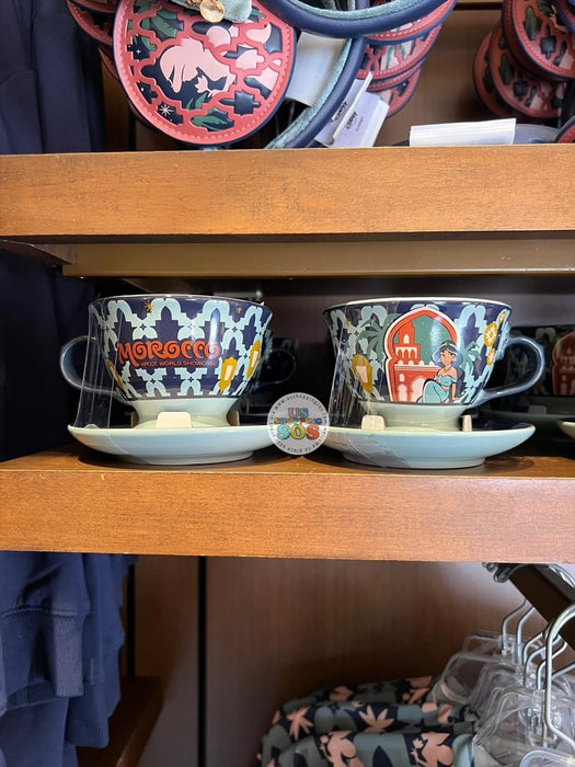 WDW - Epcot World Showcase Morocco Princess Jasmine 2026 - Ceramic Tea Cup & Saucer