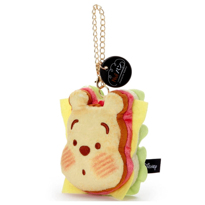 Japan Takara Tomy - Nui Pan Sandwich Winnie the Pooh Plush Keychain (Release Date: Feb 15, 2025)