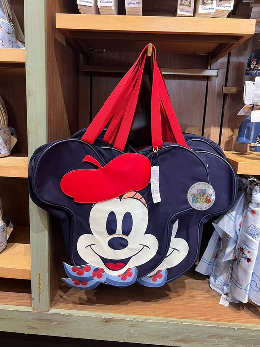 WDW - Epcot World Showcase France 🇫🇷 - Mickey & Minnie Red Beret 2026 - Minnie Big Face Tote Bag