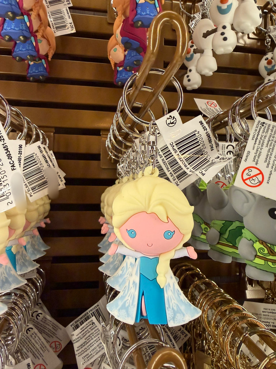 Frozen Keychains DLP - 2026 World of Frozen x Elsa 3D Keychain — USShoppingSOS