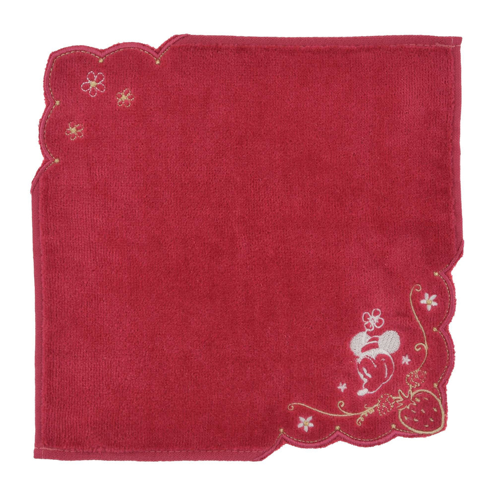 JDS - Minnie Mouse ‘Strawberry & Flower’ Mini Towel (Release Date: Jan 26, 2026)