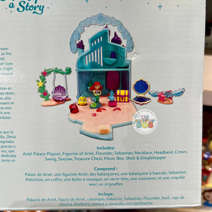 DLR/WDW - Disney Once Upon a Story - Ariel Palace Micro Playset