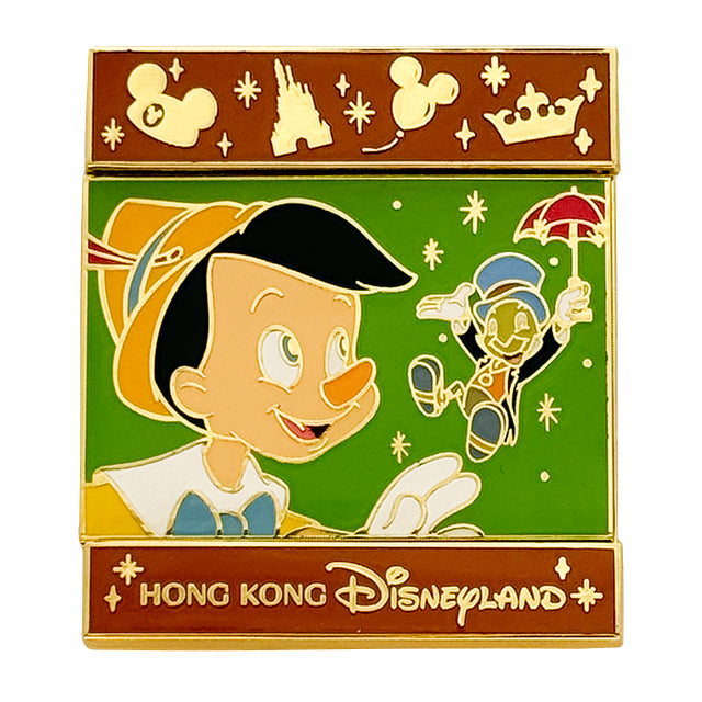 HKDL - Flipping Slide Collection - Pinocchio Limited Edition 500 Pin