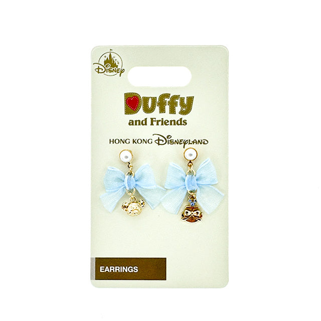 HKDL - Duffy & Friends - Duffy Mesh Bow Earrings