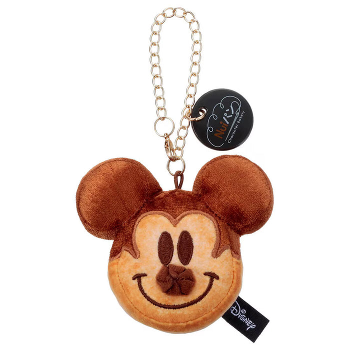 Japan Takara Tomy - Nui Pan Plush Keychain,  Donut Mickey Mouse