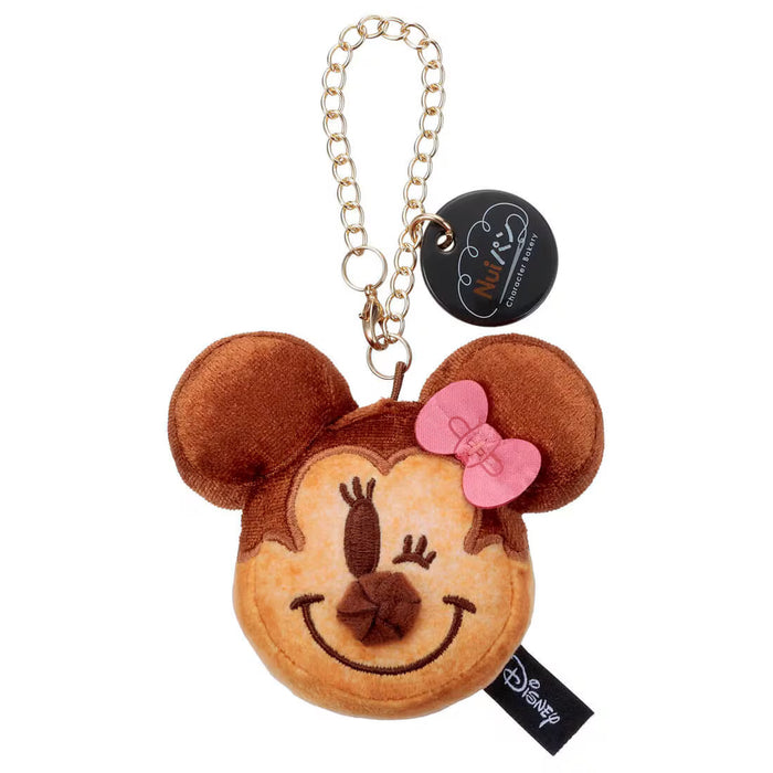 Japan Takara Tomy - Nui Pan Plush Keychain,  Donut Minnie Mouse