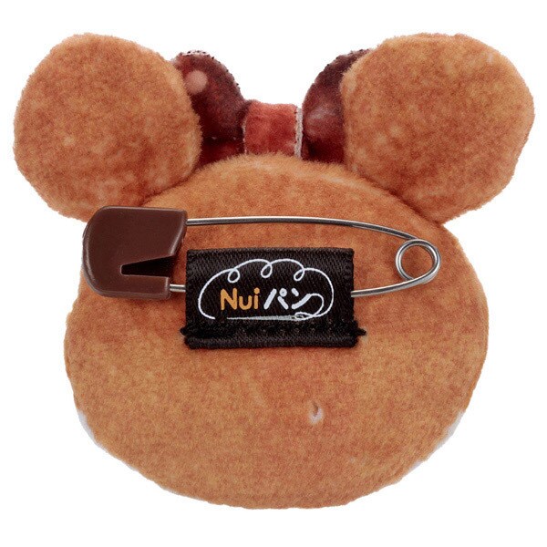 Japan Takara Tomy - Nui Pan Character Bun Minnie Mouse Plush Badge (Release Date: Aug 6, 2025)