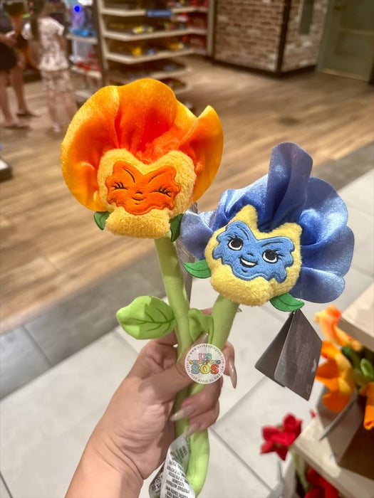 DLR/WDW - Alice in Wonderland 2026 - Blue Pansy Plush Flower