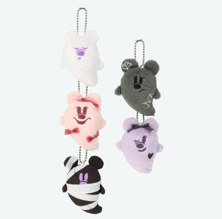 TDR - 2025 Mickey & Friends Disney Halloween "Spook Ghost Night!" Collection x Mickey Mouse Ghost Mystery Plush Charms Whole Box Set (Release Date: Sept 16, 2025)