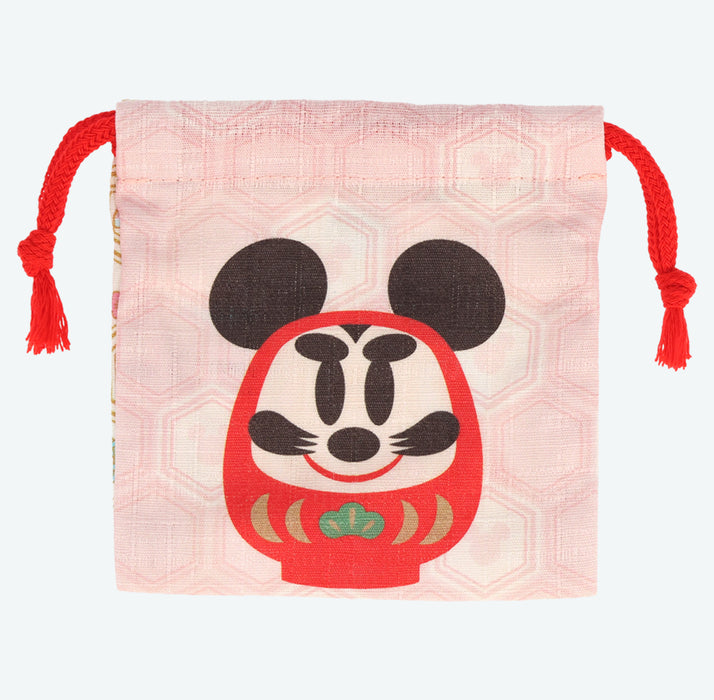 TDR - 2026 Happy New Year Mickey & Friends Collection x Mickey & Friends "Daruma" Drawstring Bags Blind Box (Whole Box) (Release Date: Dec 1, 2025)
