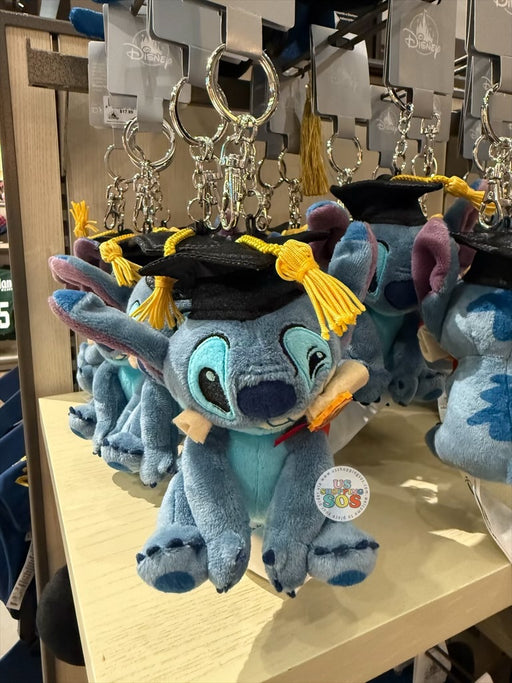 DLR/WDW - Class of 2026 - Stitch Graduation Plush Keychain