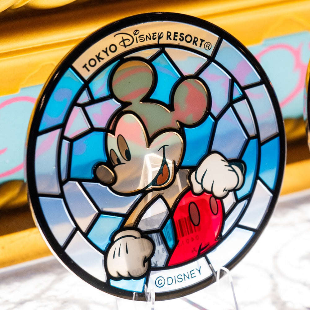 TDR - Tokyo Disney Resort & Mickey Mouse Stainless Glass Coaster
