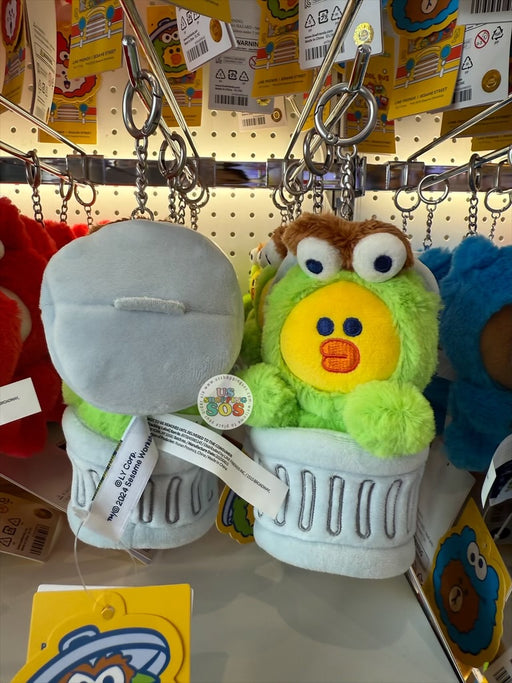 Universal Studios - Line Friends x Sesame Street - Sally Oscar Plush Keychain